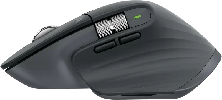 Belaidė pelė Logitech MX Master 3S Bluetooth Edition, tamsiai pilka