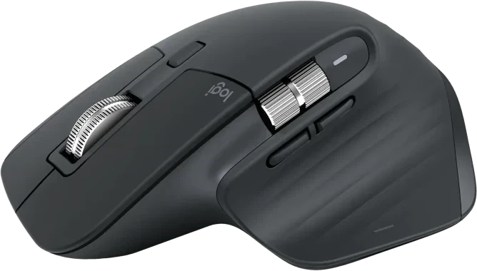 Belaidė pelė Logitech MX Master 3S Bluetooth Edition, tamsiai pilka