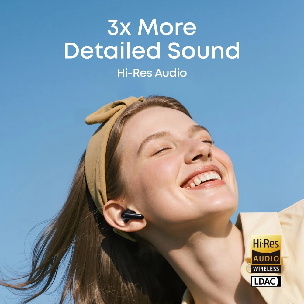 Belaidės ausinės Anker Soundcore P31i (R60i NC), TWS, ANC, juodos spalvos