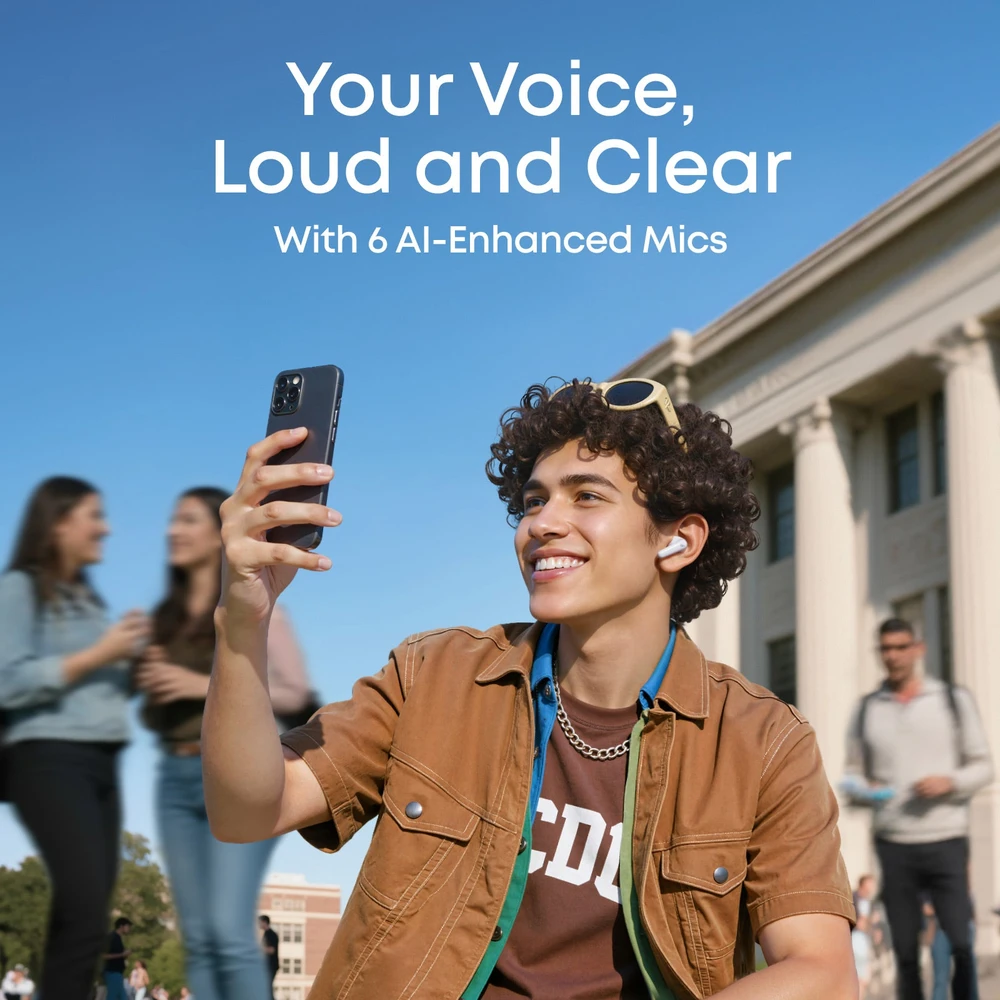 Belaidės ausinės Anker Soundcore P31i (R60i NC), TWS, ANC, baltos spalvos