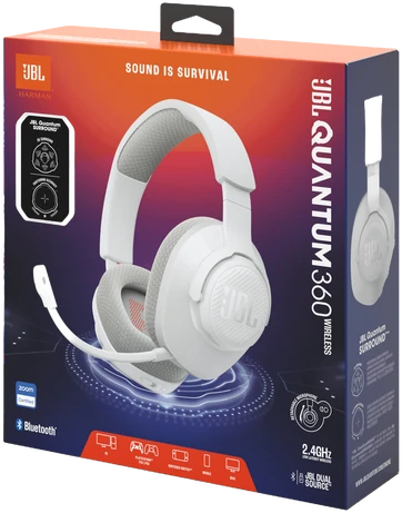 JBL Quantum 360 ausinės su pakuote