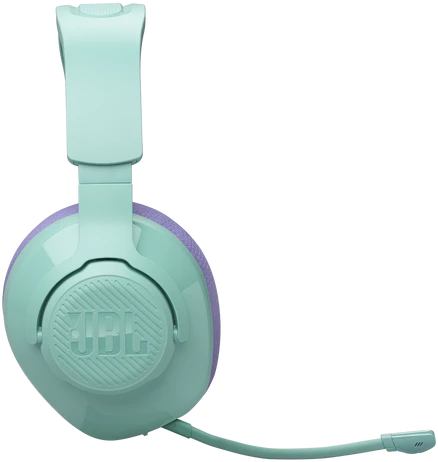 Belaidės ausinės JBL Quantum 360, melsvos/violetinės spalvos