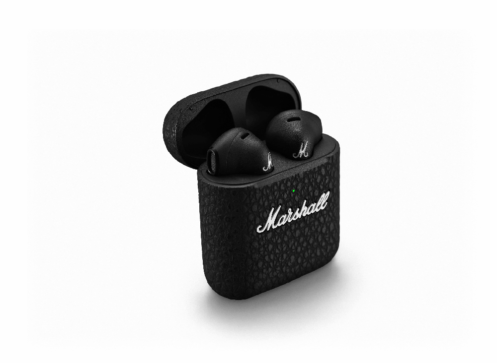 Belaidės True Wireless Ausinės Marshall Minor III, Juodos spalvos