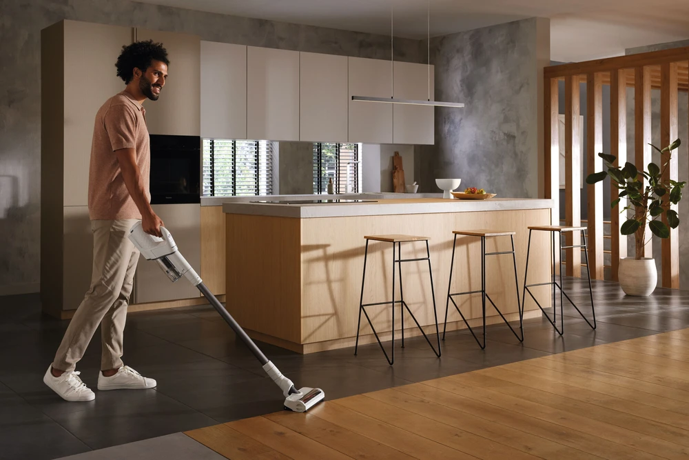 Belaidis dulkių siurblys Miele Duoflex HX1 Extra brilliant baltas 12377730