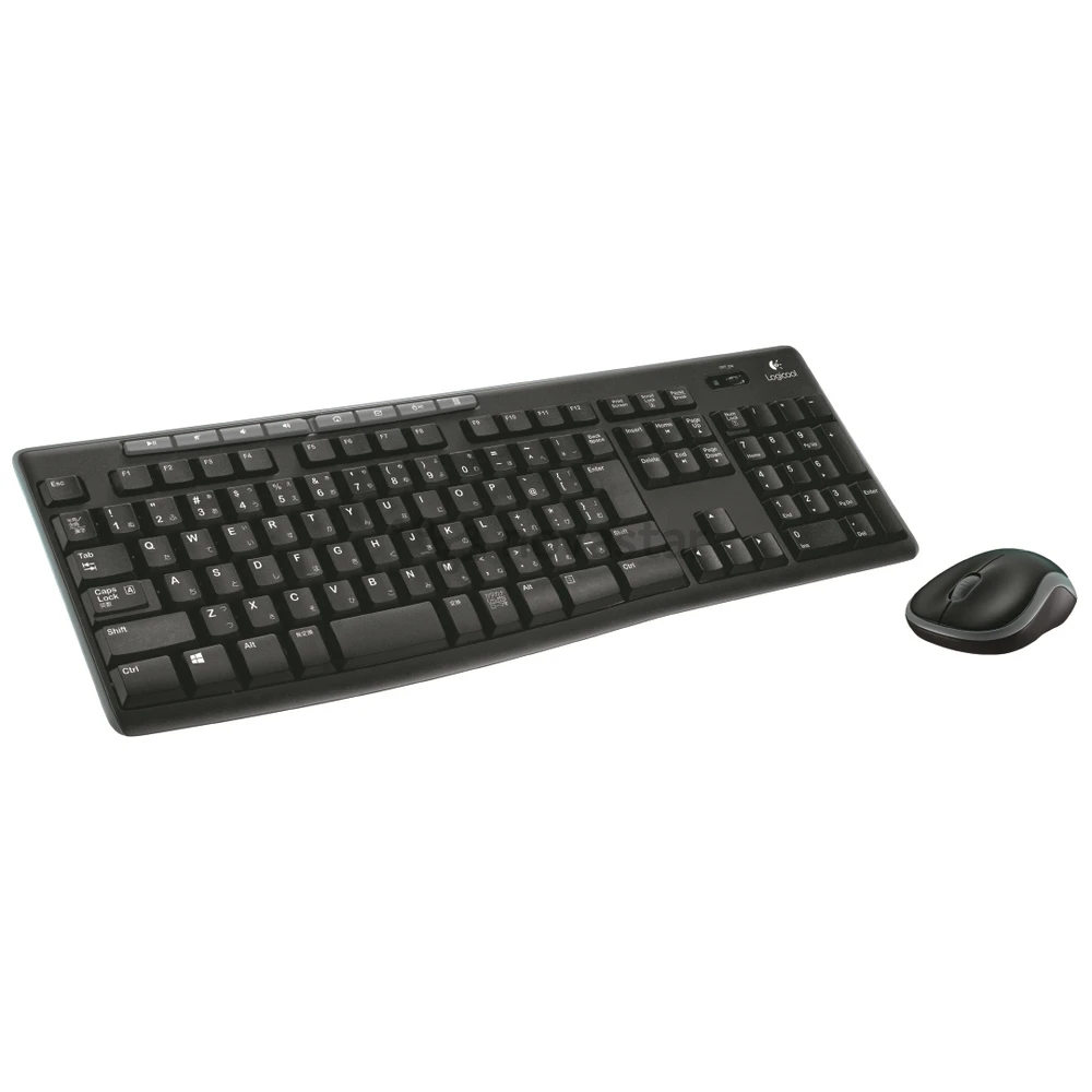 Belaidis klaviatūros ir pelės rinkinys Logitech MK270, QWERTY išdėstymas