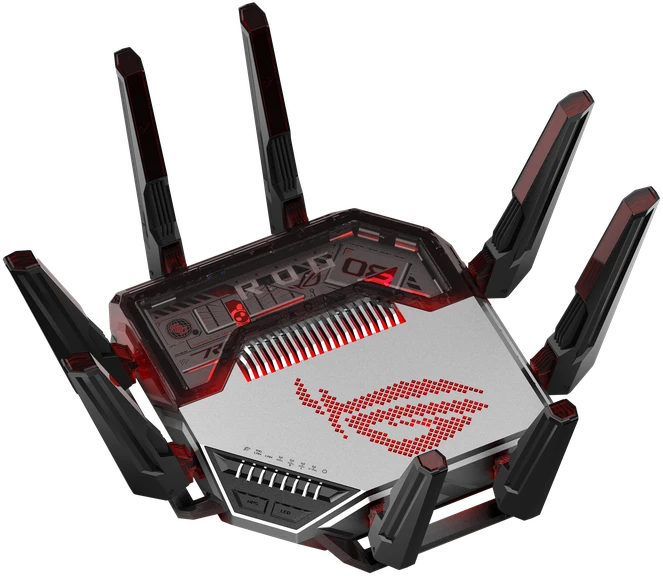 Asus ROG Rapture GT-BN98 — pasaulyje pirmasis Wi-Fi 8 žaidimų maršrutizatorius. Keturių dažnių, iki 25 000 Mbps, du 10G prievadai, žaidimų spartinimas/ Naujiena 2026