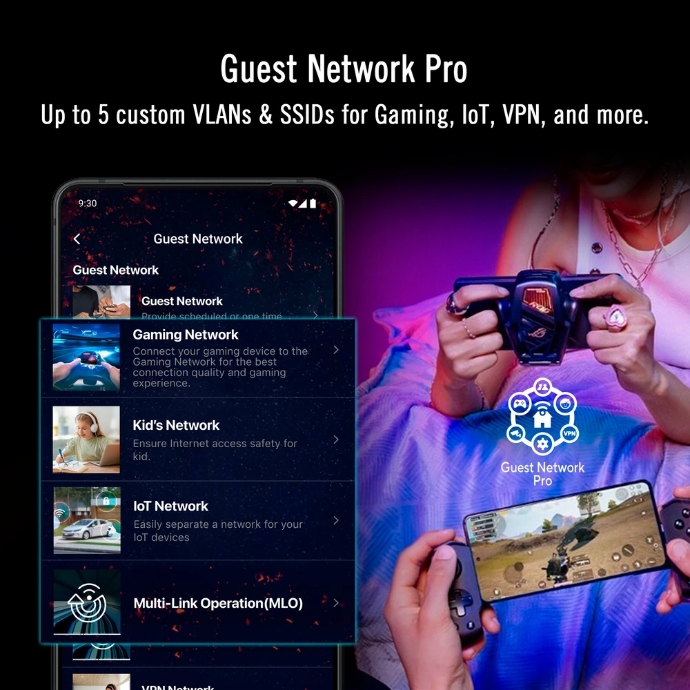 Asus ROG Rapture GT-BN98 — pasaulyje pirmasis Wi-Fi 8 žaidimų maršrutizatorius. Keturių dažnių, iki 25 000 Mbps, du 10G prievadai, žaidimų spartinimas/ Naujiena 2026