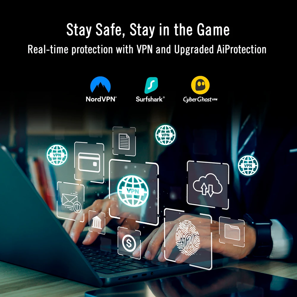 Asus ROG Rapture GT-BN98 — pasaulyje pirmasis Wi-Fi 8 žaidimų maršrutizatorius. Keturių dažnių, iki 25 000 Mbps, du 10G prievadai, žaidimų spartinimas/ Naujiena 2026