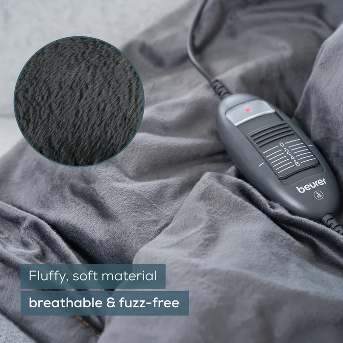 Šildanti antklodė Beurer HD74 Cozy, Juoda