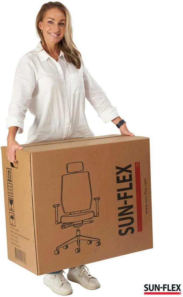 Biuro kėdė SUN-FLEX®OFFICECHAIR HB Onyx Juodas