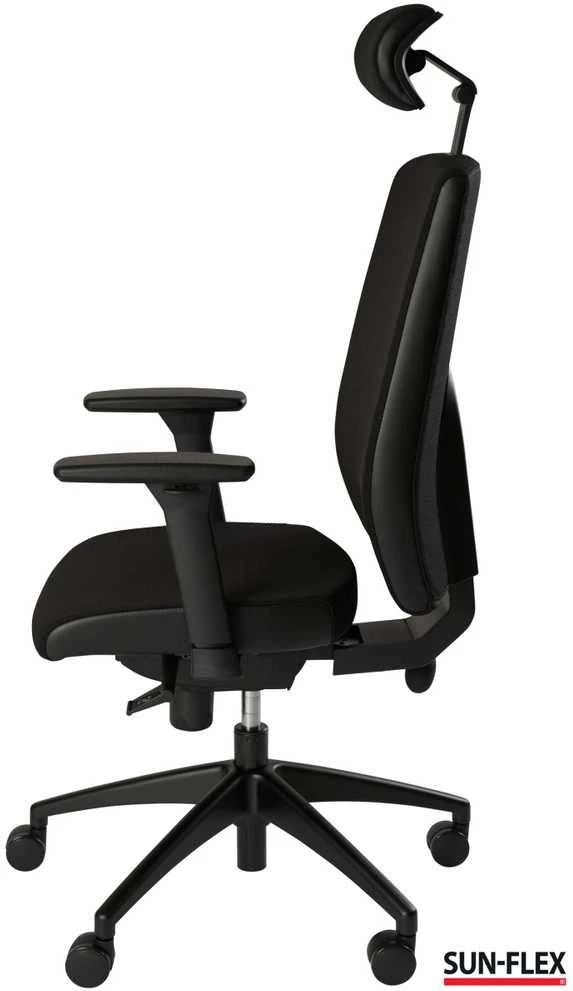 Biuro kėdė SUN-FLEX®OFFICECHAIR HB Onyx Juodas