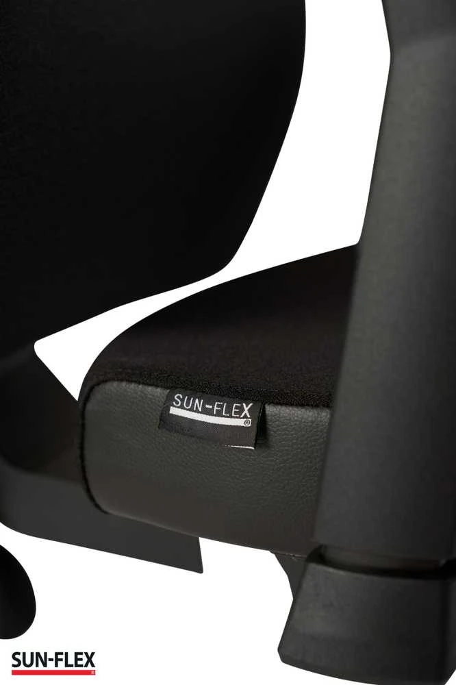 Biuro kėdė SUN-FLEX®OFFICECHAIR HB Onyx Juodas
