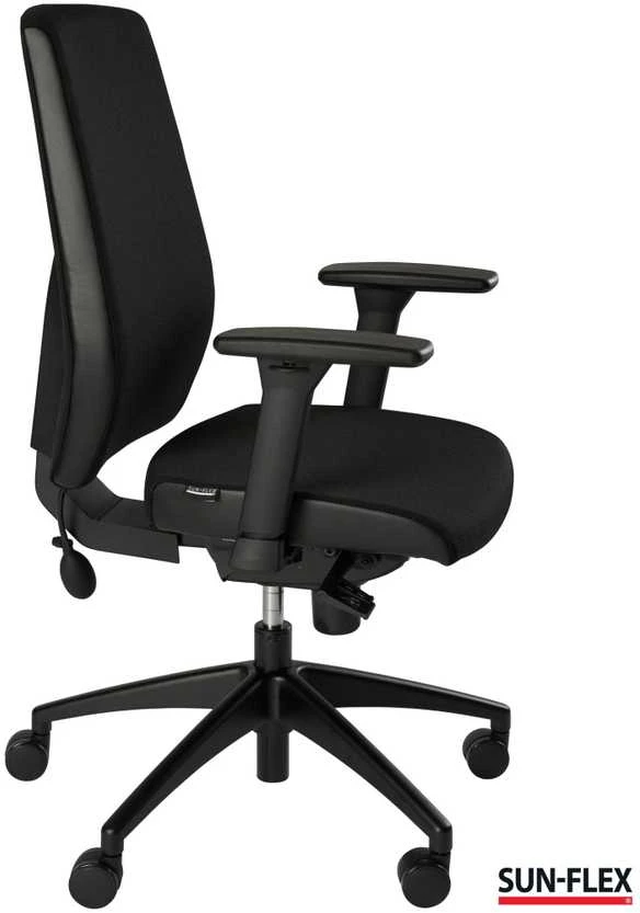 Biuro kėdė SUN-FLEX®OFFICECHAIR HB Onyx Juodas