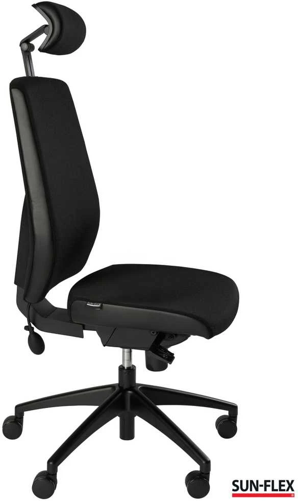 Biuro kėdė SUN-FLEX®OFFICECHAIR HB Onyx Juodas