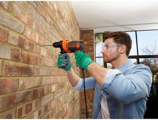 Black & Decker smūginis gręžtuvas BEH710SA40 710W + 40 vnt. priedų + minkštas krepšys