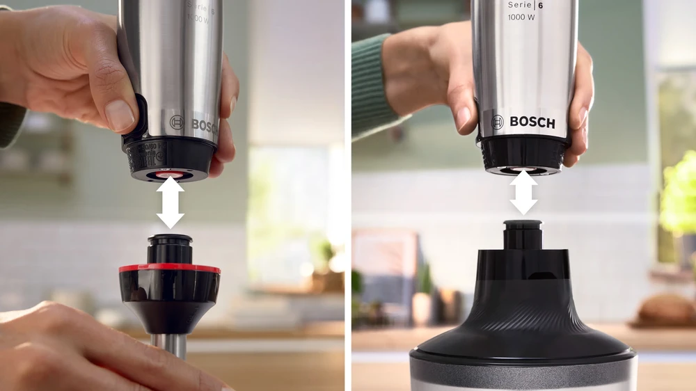 Bosch Serija 6 Rankinis trintuvas ErgoMaster 1000 W, Nerūdijančio plieno | MSM6M633