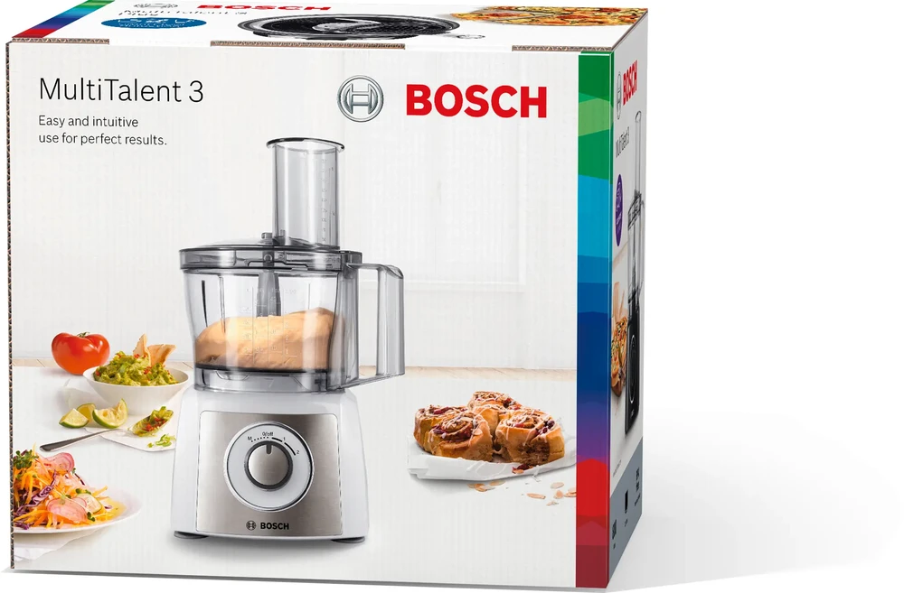 Bosch Virtuvės kombainas MultiTalent 3, 800 W, Juodas (MCM3501M)