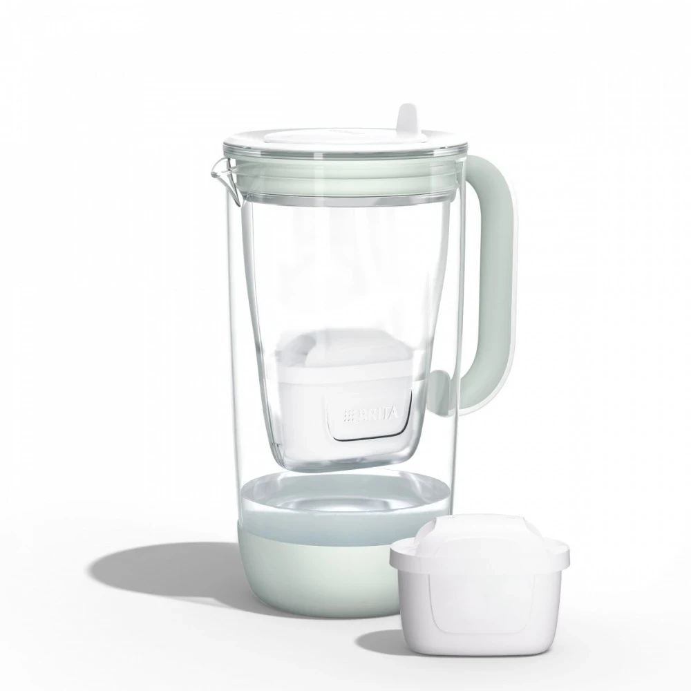 BRITA GLASS JUG ANNIVERSSARY (2,5l) vandens filtravimo indas, žalios spalvos