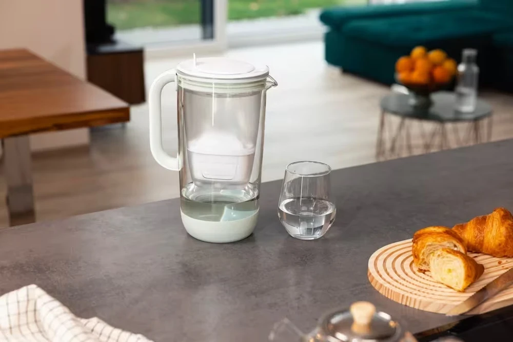 BRITA GLASS JUG ANNIVERSSARY (2,5l) vandens filtravimo indas, žalios spalvos