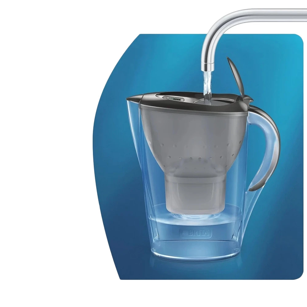 BRITA MARELLA vandens filtravimo indas, 2,4l, pilkos spalvos