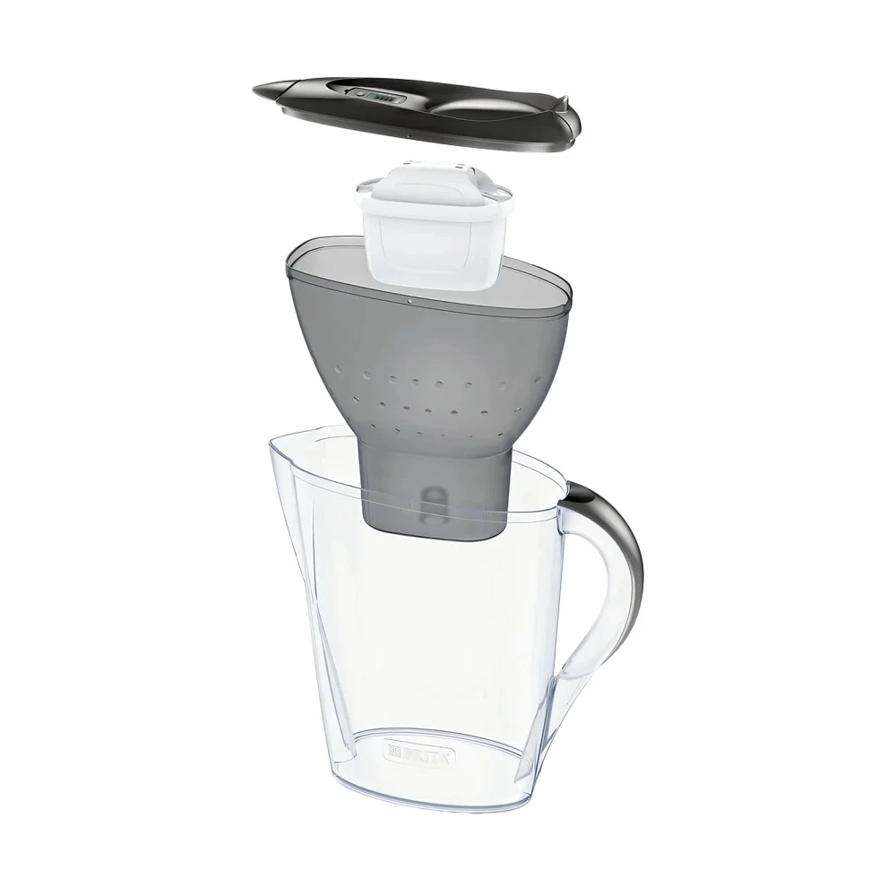 BRITA MARELLA vandens filtravimo indas, 2,4l, pilkos spalvos