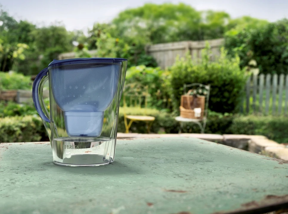 BRITA MARELLA XL vandens filtravimo indas, 3,5l, mėlynos spalvos + 2 filtrai