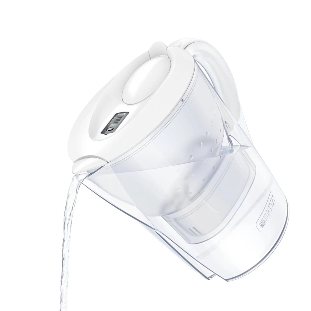 BRITA MARELLA XL vandens filtravimo indas, 3,5l, baltos spalvos + 3 filtrai aprašymas - Prekės nuotrauka