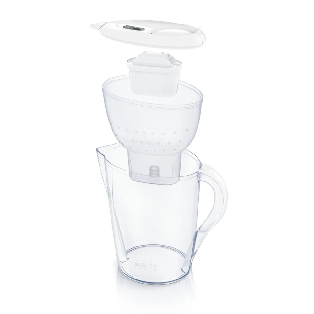 BRITA MARELLA XL vandens filtravimo indas, 3,5l, baltos spalvos