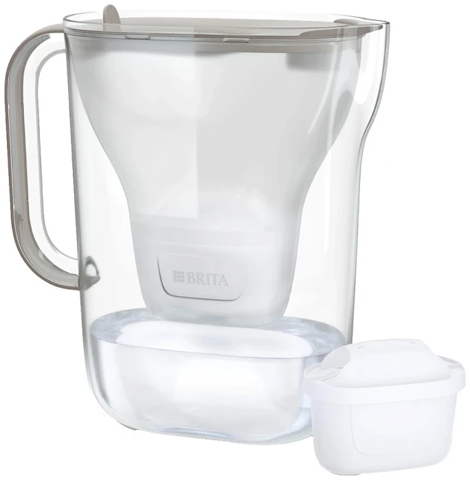 BRITA STYLE ESSENTIAL vandens filtravimo indas, 2,4l, rudos spalvos +DOVANA Brita gertuvė