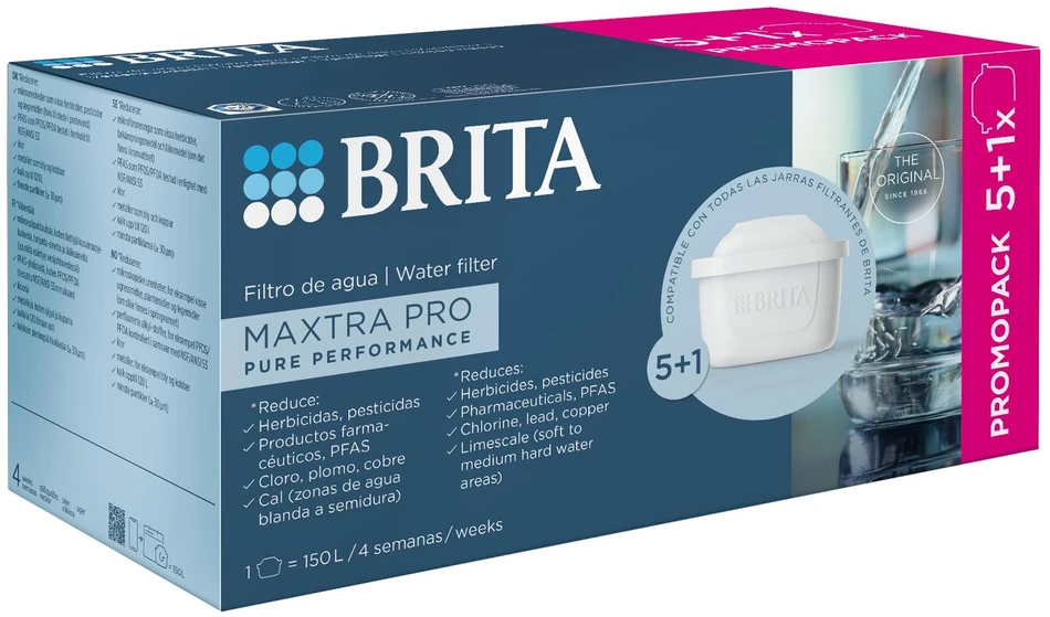 BRITA MAXTRA PRO PURE PERFORMANCE filtras pak.5+1