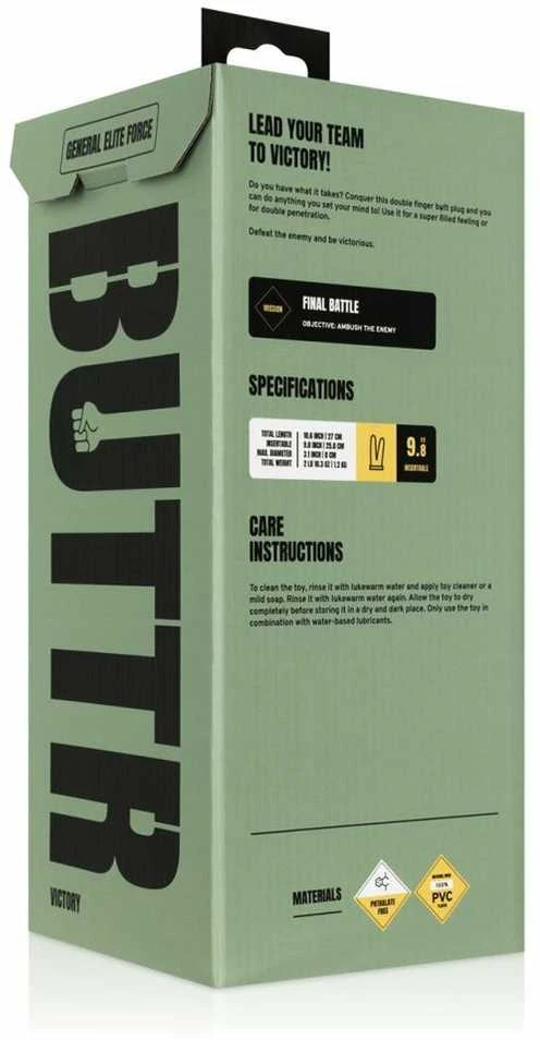 BUTTR – Victory Double Finger Butt Plug