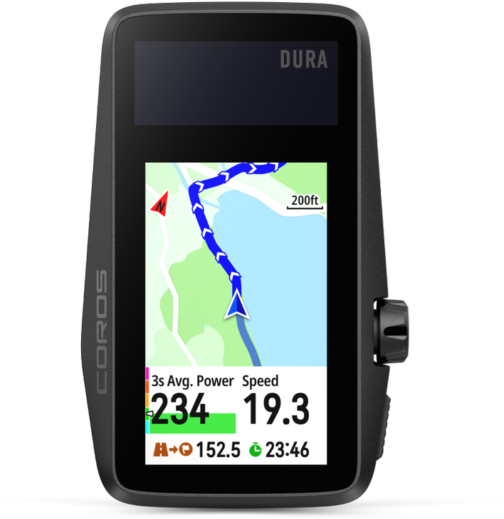Coros DURA GPS dviračių kompiuteris