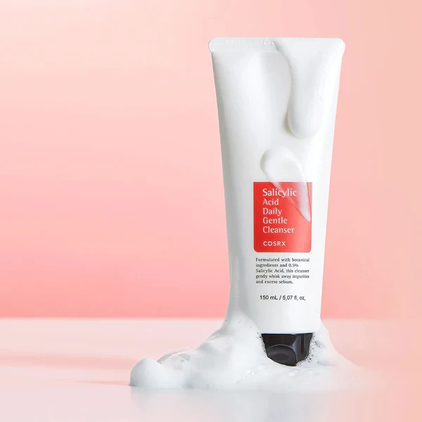 COSRX Salicylic Acid Daily Gentle Cleanser veido prausiklis, 150 ml aprašymas - Prekės nuotrauka
