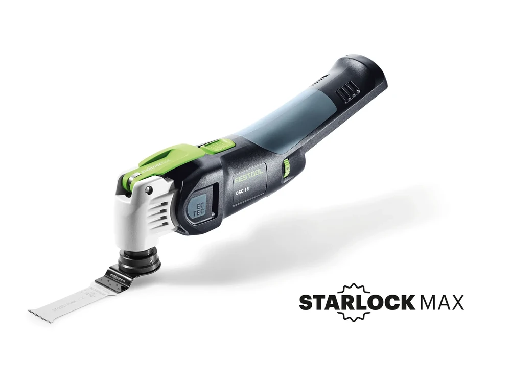 Festool OSC 18 VECTURO akumuliatorinis įrankis su pjovimo galvute