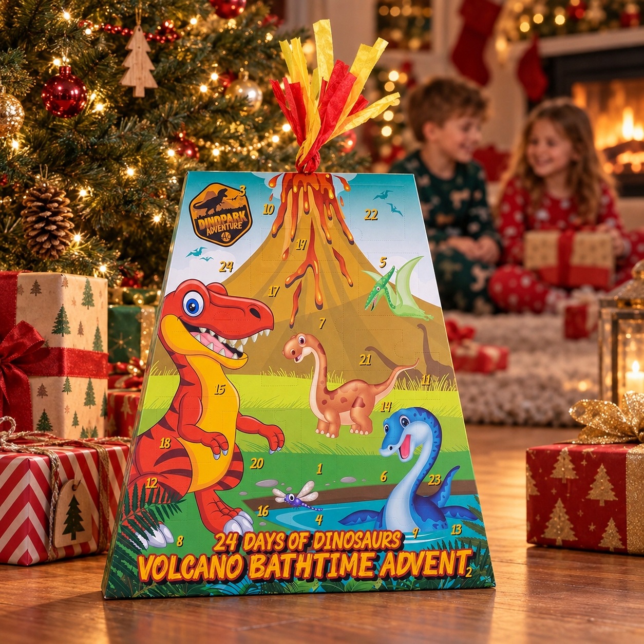 Advento kalendorius vaikams „Accentra Dinopark Adventure“ aprašymas - Prekės nuotrauka