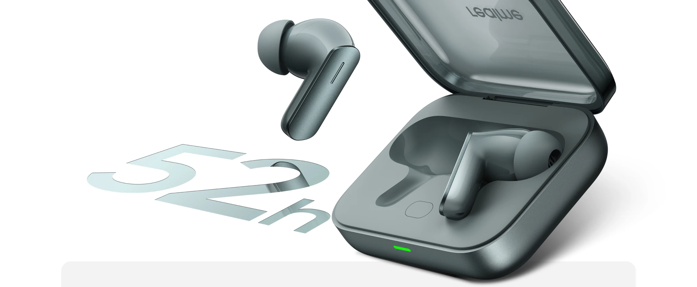 Ausinės Realme Buds Air7 | spalva: Slate Grey aprašymas - Prekės nuotrauka