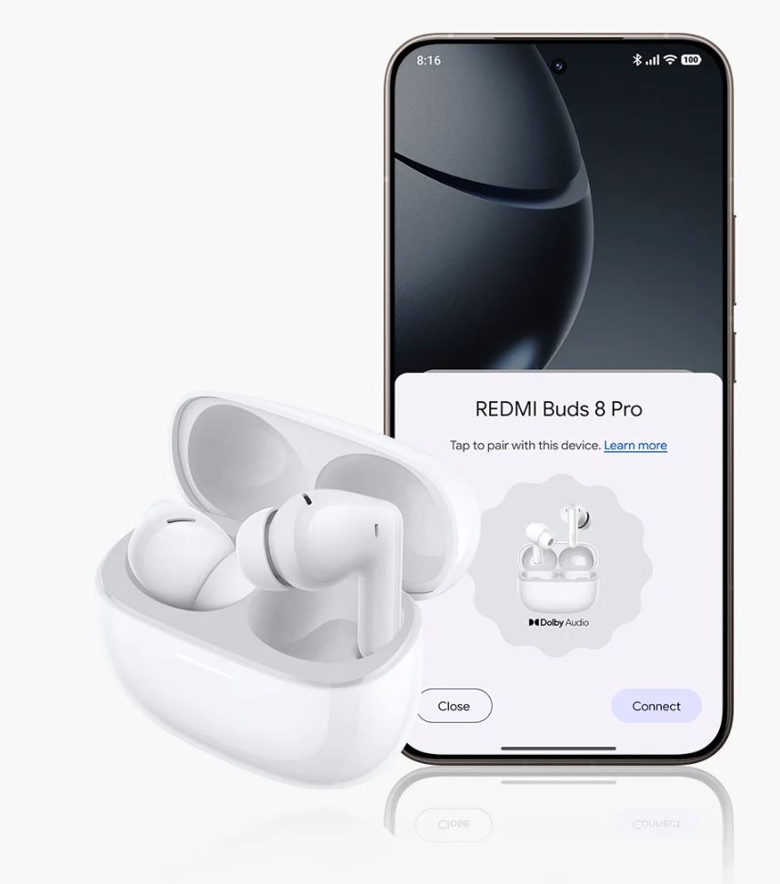 Ausinės Xiaomi Redmi Buds 8 Pro, Juodos aprašymas - Prekės nuotrauka