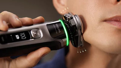 Philips i9000 Prestige drėgnojo ir sausojo skutimo skustuvas su „SkinIQ“ aprašymas - Prekės nuotrauka