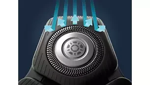 Drėgnojo ir sausojo skutimo elektrinė barzdaskutė Philips Shaver Series 5000 aprašymas - Prekės nuotrauka