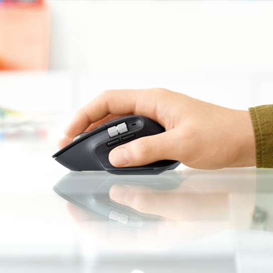 Belaidė pelė Logitech MX Master 3S Bluetooth Edition, tamsiai pilka aprašymas - Prekės nuotrauka