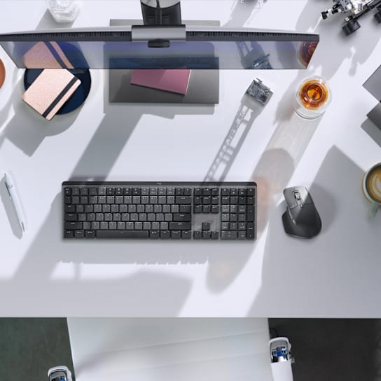 Belaidė pelė Logitech MX Master 3S Bluetooth Edition, tamsiai pilka aprašymas - Prekės nuotrauka