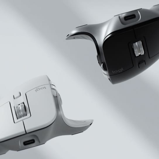 Belaidė pelė Logitech MX Master 3S Bluetooth Edition, tamsiai pilka aprašymas - Prekės nuotrauka