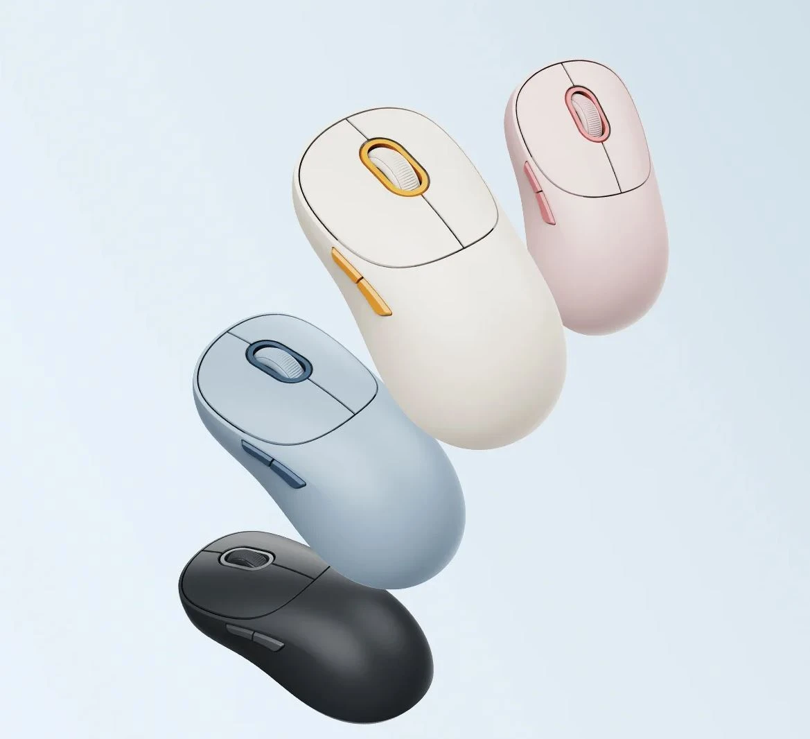 Belaidė pelė Xiaomi Wireless Mouse 3, Mėlyna aprašymas - Prekės nuotrauka