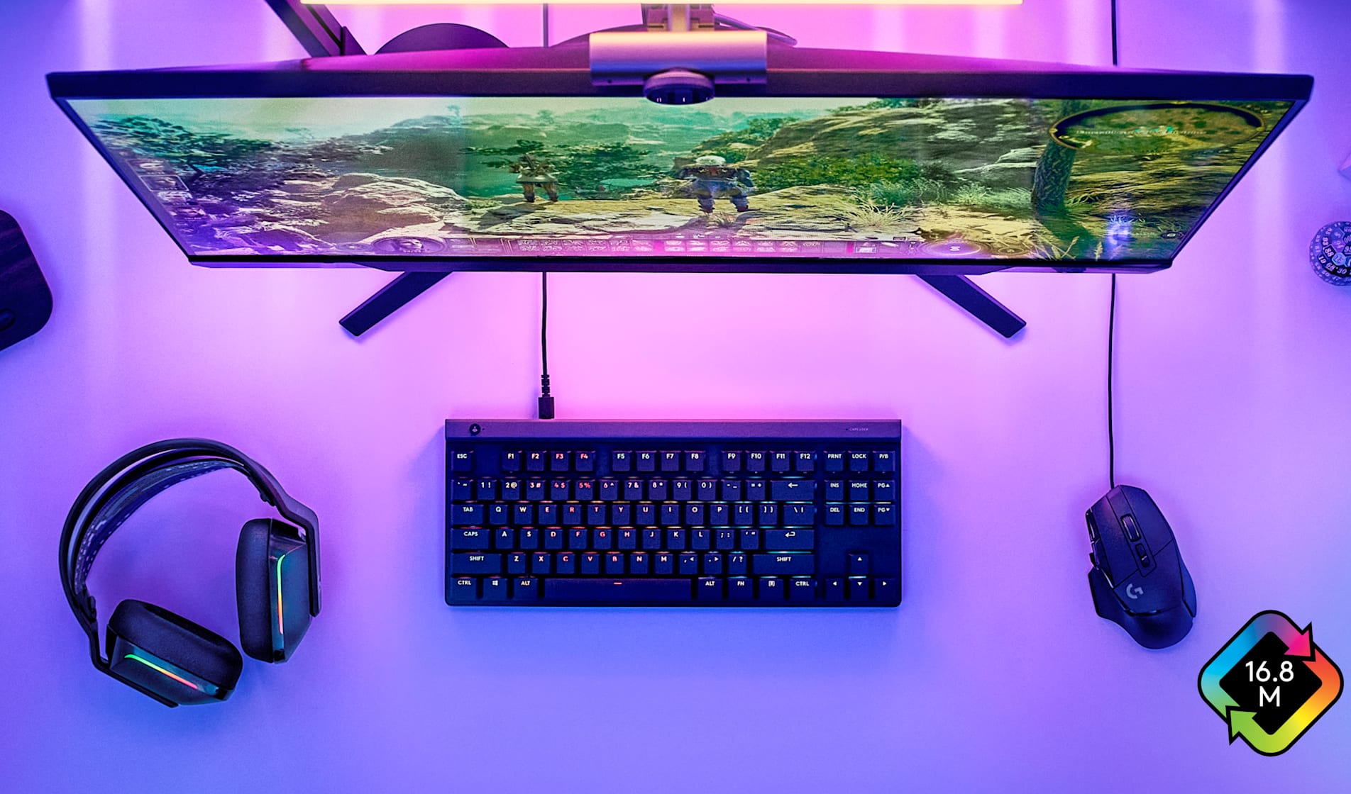 Belaidė žaidimų klaviatūra Logitech G515 TKL Wired Low Profile Gaming Keyboard, Juodos spalvos, Išdėstymas: US tarptautinis (Qwerty) | 920-012872 aprašymas - Prekės nuotrauka