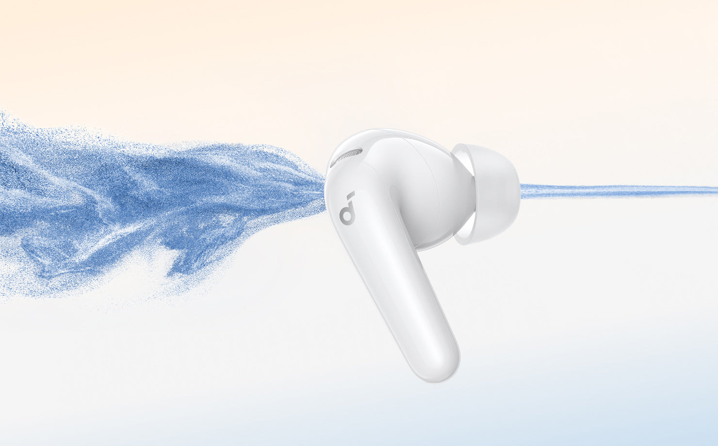 Belaidės ausinės Anker Soundcore P31i (R60i NC), TWS, ANC, baltos spalvos aprašymas - Prekės nuotrauka