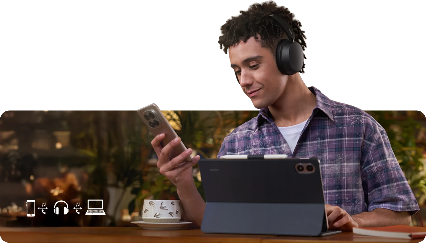 Belaidės ausinės Redmi Headphones Neo, baltos spalvos aprašymas - Prekės nuotrauka