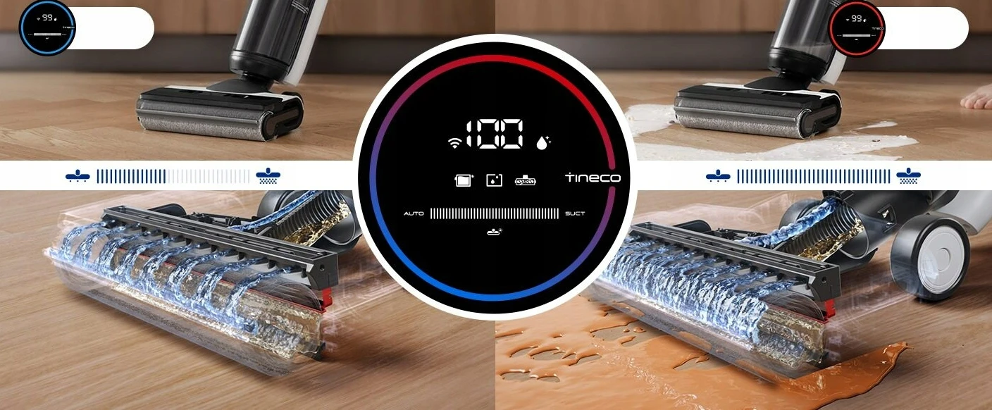 Belaidis grindų plovimo prietaisas Tineco FLOOR ONE S6 FlashDry Pet aprašymas - Prekės nuotrauka