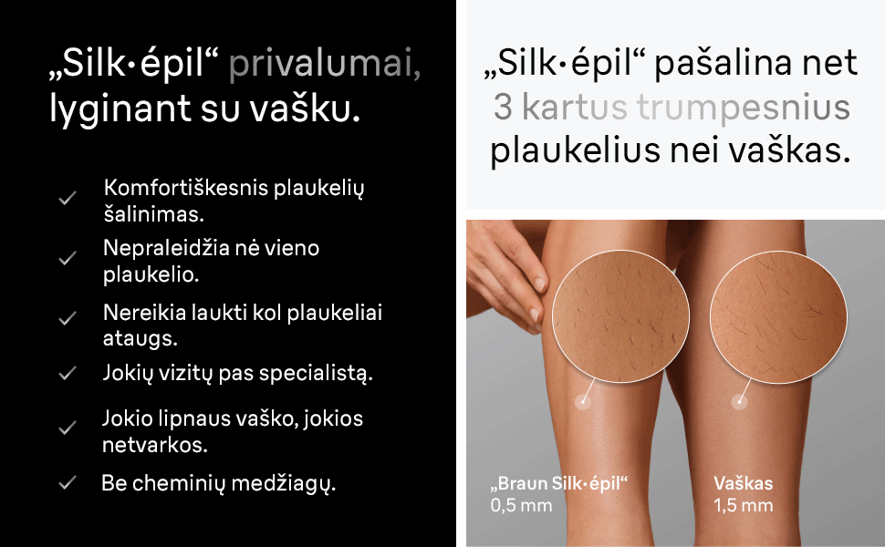 Epiliatorius Braun Silk•épil 9 SES9-030 aprašymas - Prekės nuotrauka
