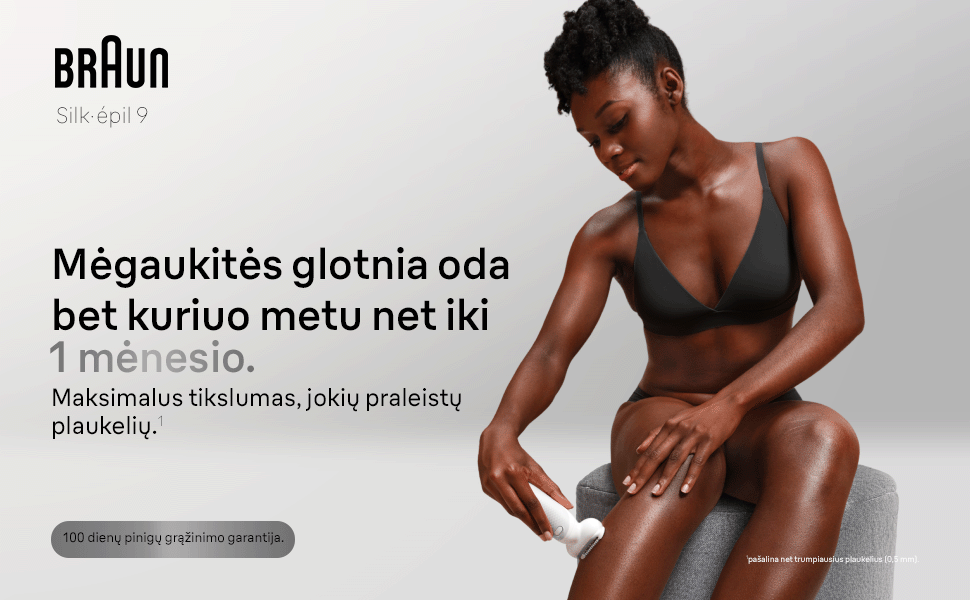 Epiliatorius Braun Silk•épil 9 SES9-030 aprašymas - Prekės nuotrauka