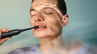 Įkraunamas dantų šepetėlis Philips Sonicare 3100 HX4032/32, juodas aprašymas - Prekės nuotrauka